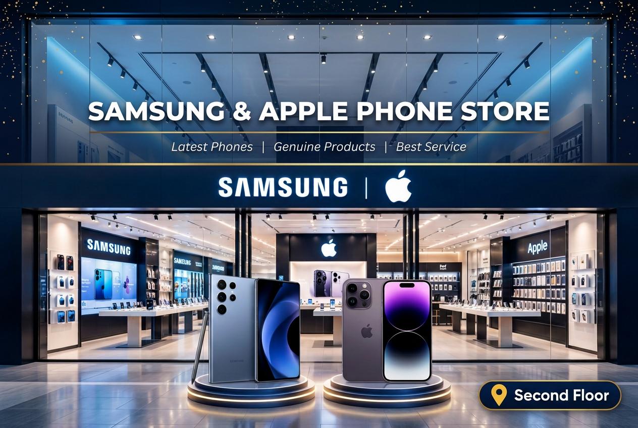Samsung & Apple Phone Store poster